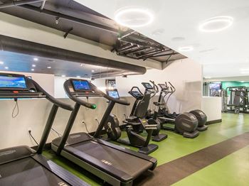 Fitness center with tv's and wifi